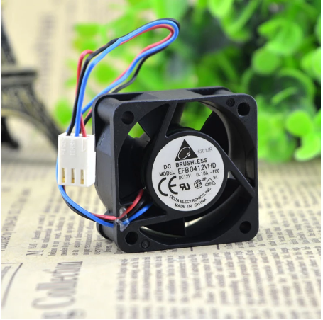 Original DELTA EFB0412VHD Cooling Fan 12V 0.18A 1.44W 3wires EFB0412VHD Fans